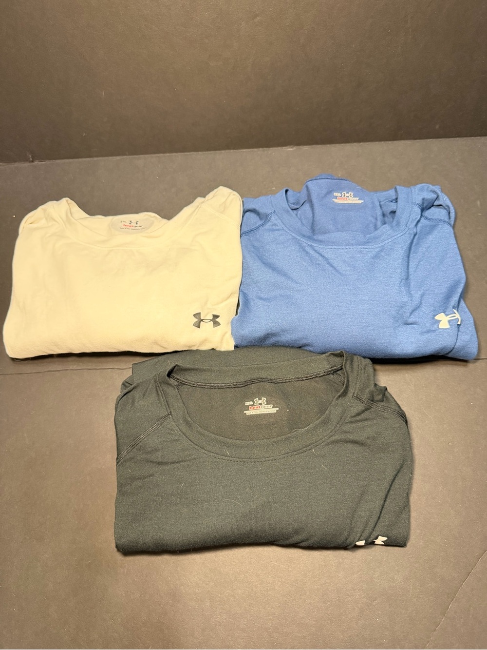Under Armour Crew Neck Tee Trio - Beige, Blue, Black (All Three)